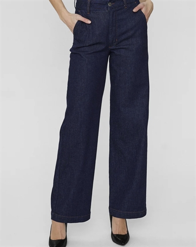 Nümph - NUamber Bukser - Dark Blue Denim